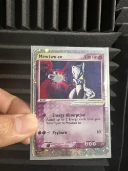 Mewtwo EX 101/109 Ruby and Sapphire Holo Card Played - Image 2