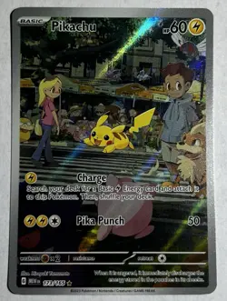 Pokemon TCG Pikachu Illustration Rare 173/165 - 151 Full Art Holo - Image 1