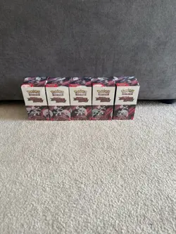 Pokemon TCG Destined Rivals Half Booster Box 18 Packs Sealed BRAND NEW - Image 1