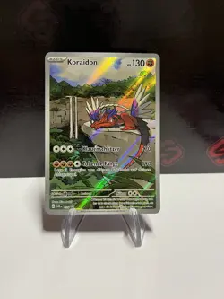 Pokemon Koraidon SVP 014 Karte Blackstar Promo Fullart Holo DE NM - Image 1