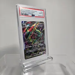 PSA 10 JAPANESE POKEMON BLUE SKY STREAM RAYQUAZA VMAX 2021 #047 - Image 2