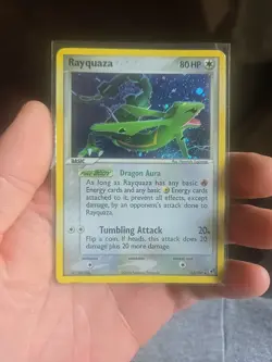 Rayquaza 22/107 Holo Rare Pokemon Ex Deoxys - Image 1