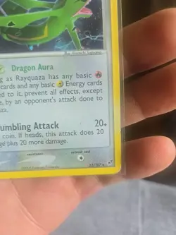 Rayquaza 22/107 Holo Rare Pokemon Ex Deoxys - Image 2