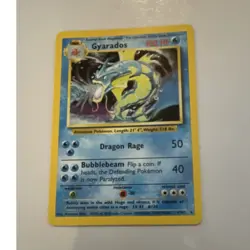 Wizards of the Coast Gyarados 6/102 Base Set Holo Rare Pokemon TCG EN 1999 HP100 - Image 1