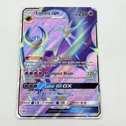 Pokemon Lunala GX 141/149 Full Art Holo Ultra Rare Sun & Moon Card 2017 - Image 1