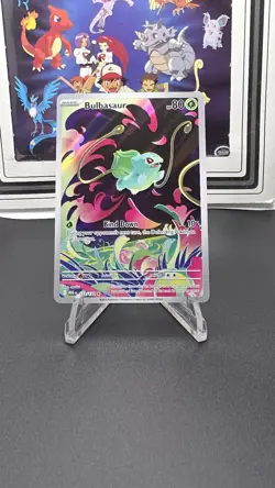Pokemon TCG Bulbasaur (133/132) Mega Evolution Illustration Rare - Image 1