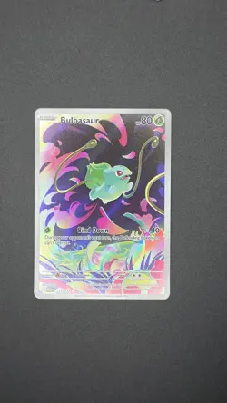 Pokemon TCG Bulbasaur (133/132) Mega Evolution Illustration Rare - Image 3