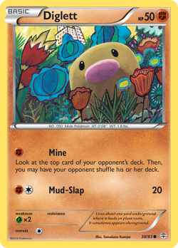 DIGLETT 38/83 COMMON GENERATIONS POKEMON MP/HP - Image 1