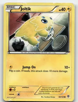 JOLTIK 50/135 COMMON PLASMA STORM POKEMON DAMAGED - Image 2