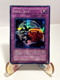 YuGiOh! Skull Dice EDS-003 Secret Rare LP - Image 1