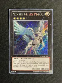 [LP] Number 44: Sky Pegasus NUMH-EN028 1st Edition Secret Rare 2013 - Image 3