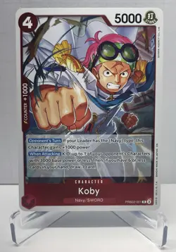 One Piece | Koby | PRB02-001 | Rare (R) | NM - Image 1