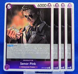 4x (Playset) Senor Pink OP10-067 R | Royal Blood | One Piece TCG | English - Image 1
