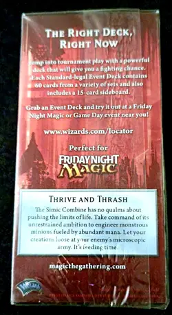 MTG: Gatecrash Event Deck Thrive and Thrash (ENGLISH) New Sealed - Image 2