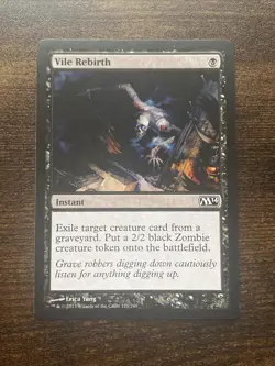 Vile Rebirth 121/249 M14 Magic 2014 MTG Magic The Gathering D6588* - Image 1