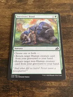 Survivors' Bond 172/274 Ikoria Lair of Behemoths Magic The Gathering MTG B11641* - Image 1