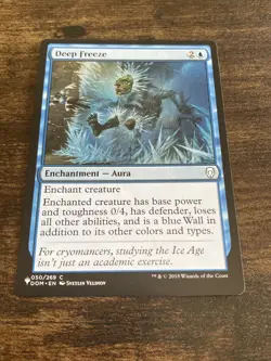 Deep Freeze 50/269 Magic The Gathering MTG Dominaria C9488* - Image 1
