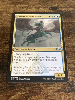 Magic the Gathering MTG Sphinx of New Prahv (208) Ravnica Allegiance B11639* - Image 1