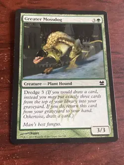 Magic the Gathering MTG Greater Mossdog (146) Modern Masters C1362* - Image 1