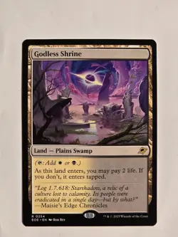 Godless Shrine R0254 Regular Edge of Eternities Magic the Gathering NM - Image 1