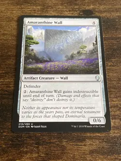 Amaranthine Wall 210/269 Dominaria Magic The Gathering MTG B11644* - Image 1