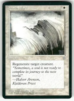 DEATH WARD (COMMON) MTG ICE AGE - Image 1
