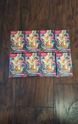 Pokemon Ascended Heroes Booster Bundle SEALED Lot Of 8 - Image 1