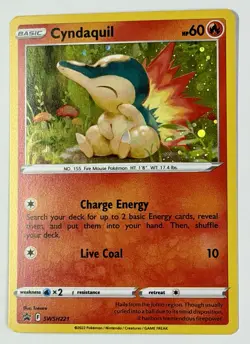 Pokemon TCG - Cyndaquil - Black Star Promo - 2022 SWSH221 Spring Collector Chest - Image 3