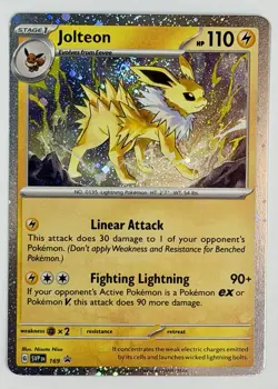 Pokemon TCG - Jolteon - SVP 169 - 2025 S&V: Black Star Promo - Cosmo Holo - Image 1