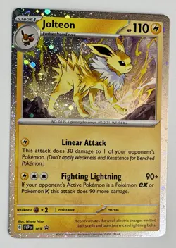Pokemon TCG - Jolteon - SVP 169 - 2025 S&V: Black Star Promo - Cosmo Holo - Image 2