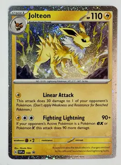 Pokemon TCG - Jolteon - SVP 169 - 2025 S&V: Black Star Promo - Cosmo Holo - Image 4
