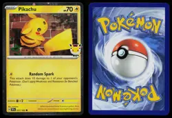 PIKACHU (POKEMON DAY 2026) 051/162 COSMOS HOLO POKEMON NM - Image 3