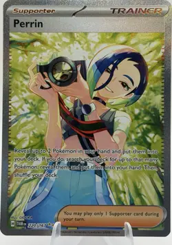 Pokemon TCG Perrin 220/167 SV06 Twilight Masquerade SIR Full Art Holo English - Image 1