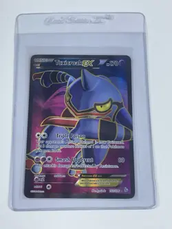 2014 Pokemon XY Flashfire Toxicroak EX Full Art 102/106 #102 NM - Image 1