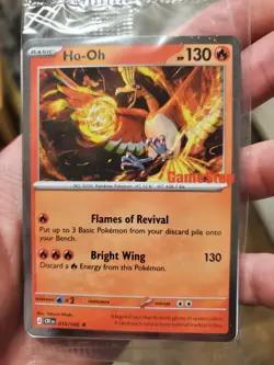 Ho Oh Gamestop Stamped Promo Chaos Rising 010/086 Rare Sealed Promo Pokemon - Image 2