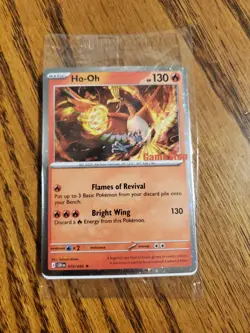 Ho Oh Gamestop Stamped Promo Chaos Rising 010/086 Rare Sealed Promo Pokemon - Image 4