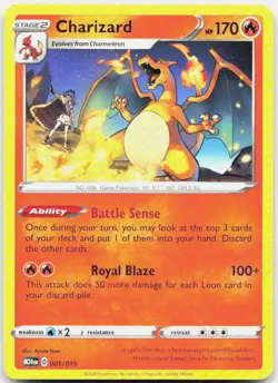 Pokemon TCG Charizard McDonald's Promos 2024 Promo 001/015 - Image 1