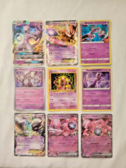 Pokemon 9 Lot ALL MEWTWO! VTG Full Art EX GX Rare Holos Promo Dective (LP) - Image 2