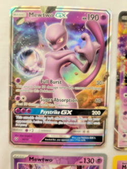 Pokemon 9 Lot ALL MEWTWO! VTG Full Art EX GX Rare Holos Promo Dective (LP) - Image 3