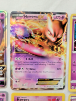 Pokemon 9 Lot ALL MEWTWO! VTG Full Art EX GX Rare Holos Promo Dective (LP) - Image 4