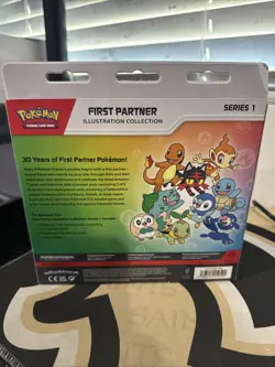 First Partner Pokemon Illustration Collection Series 1 Sealed Box Qty - Image 2
