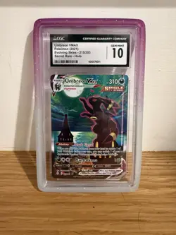 Pokemon Umbreon VMAX Evolving Skies Secret Rare Full Alt Art #215 CGC 10 - Image 1