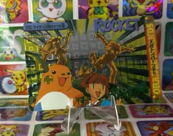 Pokemon Pikachu Holo Prism Vintage Pocket Monsters Vending Sticker 1998 Bandai - Image 2