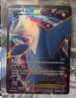 POKEMON LATIOS EX 101/108 ROARING SKIES HOLO ULTRA RARE FULL ART BASIC HP 170 - Image 1