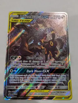 Pokemon TCG Umbreon & Darkrai GX Full Art Tag Team Promo SM241 NM - Image 1