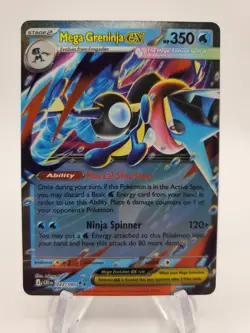 Pokemon TCG Mega Greninja Ex 022/086 Chaos Rising Double Rare NM - Image 1
