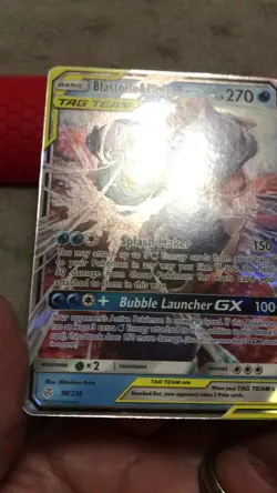 💰FLAWLESS!! Pokemon TCG Cosmic Eclipse Blastoise & Piplup GX 38/236 Tag Team - Image 2