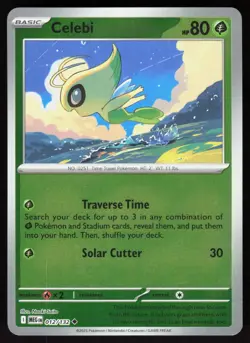Celebi 012/132 Uncommon Mega Evolution Pokemon Near Mint - Image 1