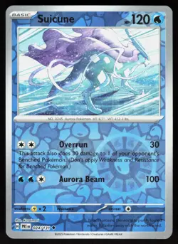Suicune 024/131 Uncommon Prismatic Evolutions Pokemon Reverse Holo Near Mint - Image 1