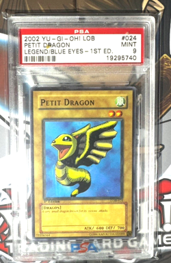 Yu-Gi-Oh! Petit Dragon LOB-024 1st Edition Psa 9 Mint Legend Of Blue-eyes - Image 2